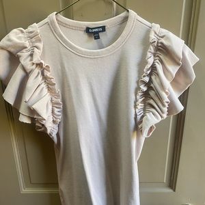 Express Ruffle Sleeve Shirt